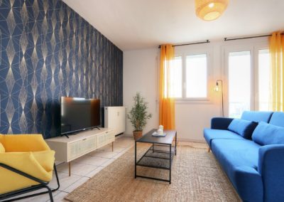 2 chambres à louer dans colocation meublée T5 – Rennes Parc de Brequigny 450€ et 420€ cc